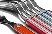 6-Multicoloured fork set – Laguiole Evolution Sens flatware
