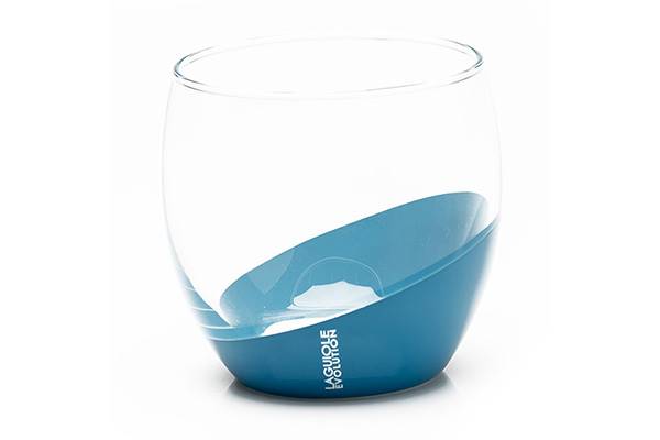 6- turquoise lowball glasses 6cm – Laguiole Evolution tableware