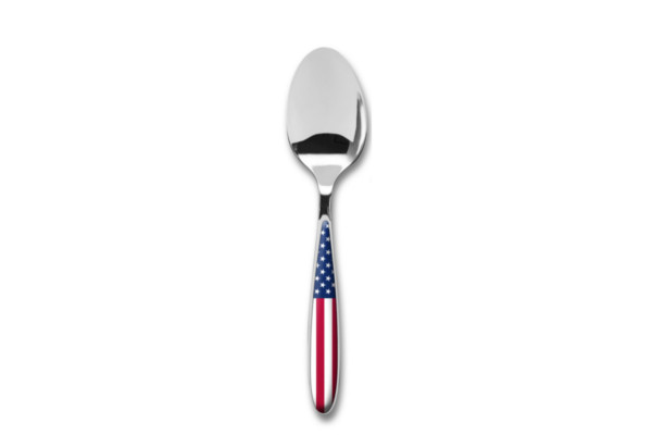 Table spoon Unpublished - ABS handle flag USA
