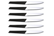 Furtif 6-piece steak knife set, 11-cm blade and knife block – Made in France 