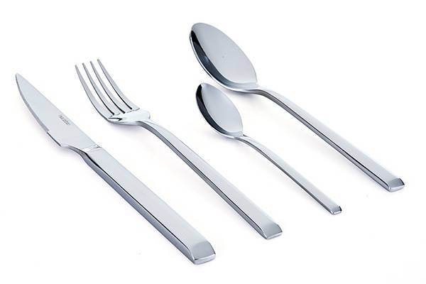 Stainless steel cutlery set Soho – 16-piece forged steel contemporary tableware