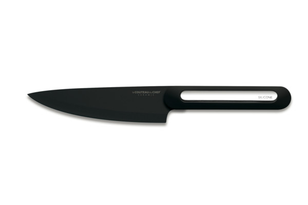 Ceramic Kitchen Knife Black Silicone Handle