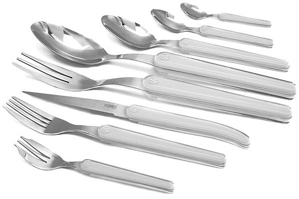 Laguiole Evolution Acidulé cutlery set – 26-stainless steel pieces of flatware