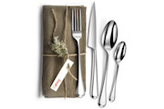 Cabourg Flatware in stainless steel - 16 place settings - 18/10 steel