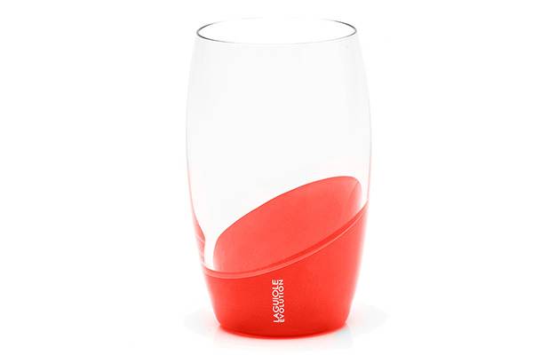 6- red highball glasses, 8cm – Laguiole Evolution tableware