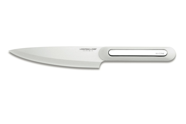 Ceramic Kitchen Knife White Silicone Handle