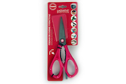 Laguiole Evolution professional-grade kitchen scissors, 22.5-cm blades – Bright pink