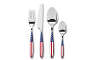 Table spoon Unpublished - ABS handle flag USA